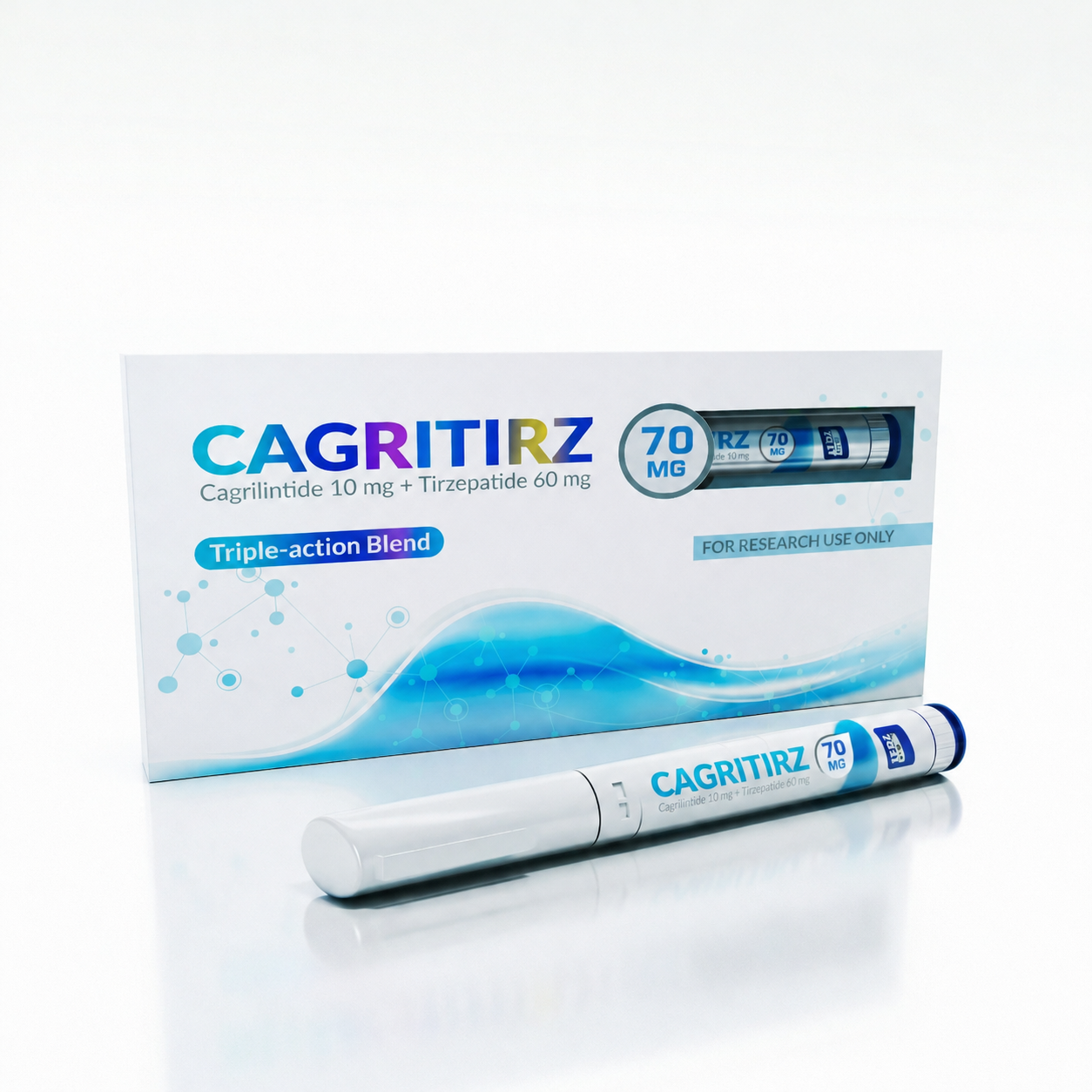 prime peptides cagritirz 70mg research blend pen